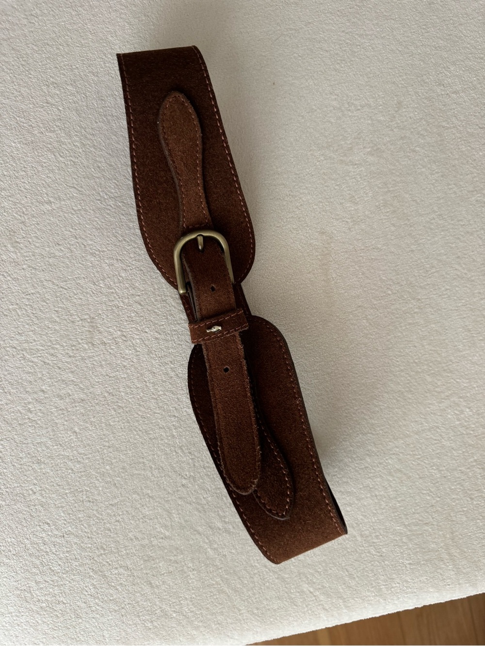 Genuine Leather 100% Suede Waist Belt - Picture 5 of 7